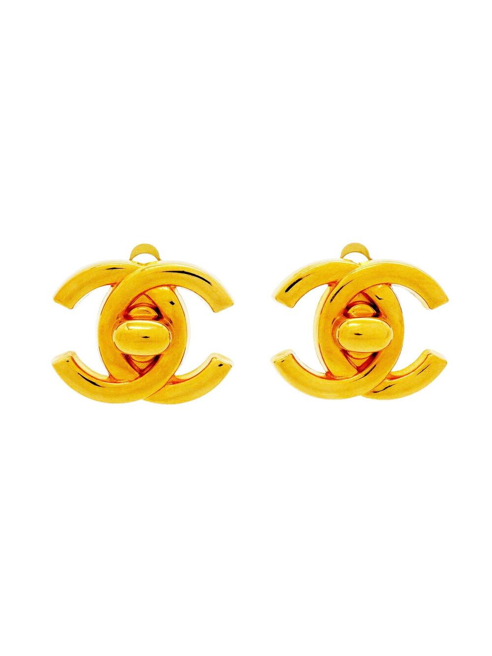 Chanel Cc Logo Turnlock Clip-On #327622C77B